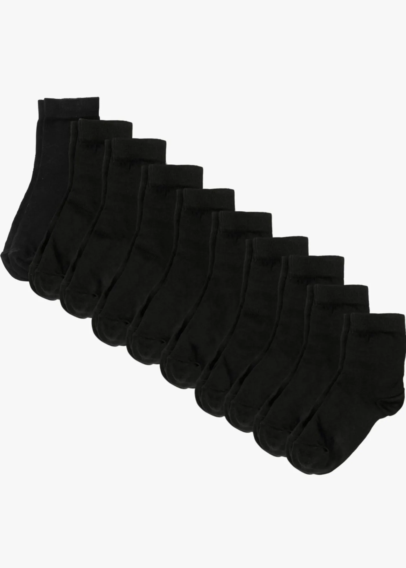bonprix bonprix Calcetines cortos con algodón orgánico (10 pares) Negro Online