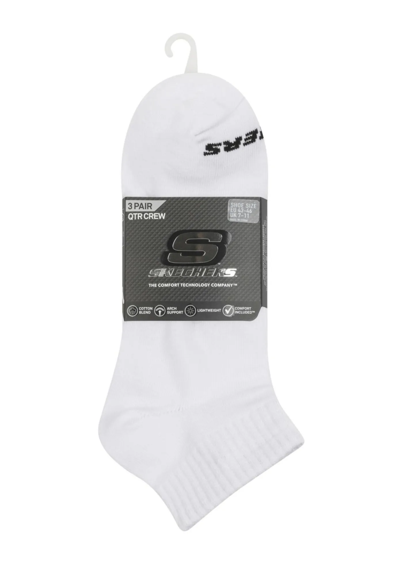 bonprix Skechers Calcetines cortos de Skechers (3 pares) Blanco