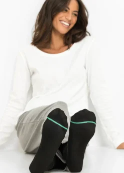 bonprix bonprix Calcetines de algodón orgánico (5 pares) Negro Discount