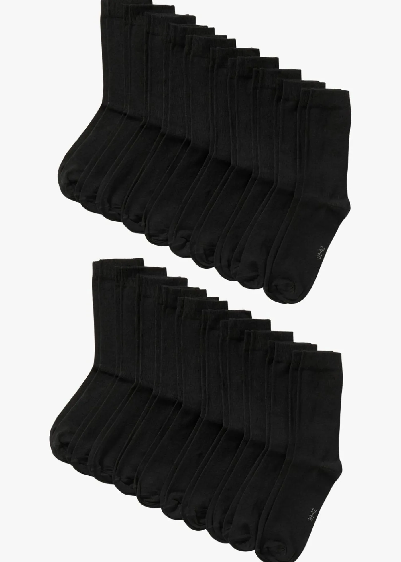 bonprix bonprix Calcetines de algodón orgánico (20 pares) Negro Sale