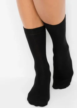 bonprix bonprix Calcetines de algodón orgánico (20 pares) Negro Sale