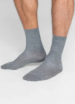 bonprix bonprix Calcetines de algodón orgánico (10 unidades) Tonos grises Sale