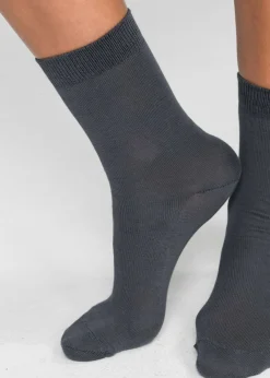 bonprix bonprix Calcetines de algodón orgánico (10 unidades) Tonos grises Sale