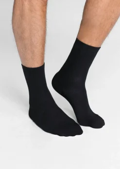bonprix bonprix Calcetines de algodón orgánico (10 unidades) Negro Hot