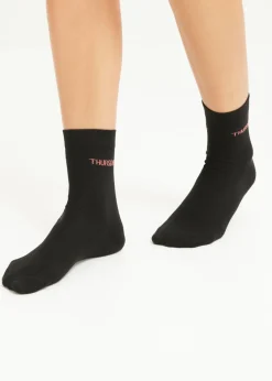 bonprix bonprix Calcetines de algodón orgánico (7 pares) Negro estampado Best
