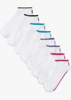 bonprix bonprix Calcetines deportivos con algodón orgánico (8 pares) blanco-colorido New