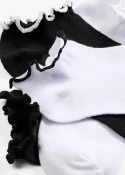 bonprix bonprix Calcetines deportivos de algodón orgánico (8 pares) Blanco-negro Hot
