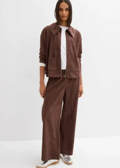 bonprix bonprix Camisa de ante sintético marrón Clearance