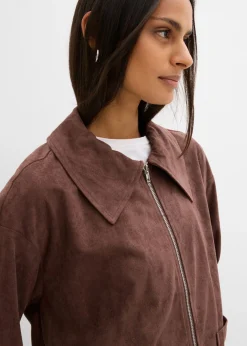 bonprix bonprix Camisa de ante sintético marrón Clearance