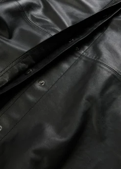 bonprix bonprix Camisa de napa de cordero Negro Outlet