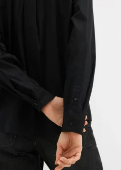 bonprix bonprix Camisa oversize con bolsillo en contraste estampado leo negro Best
