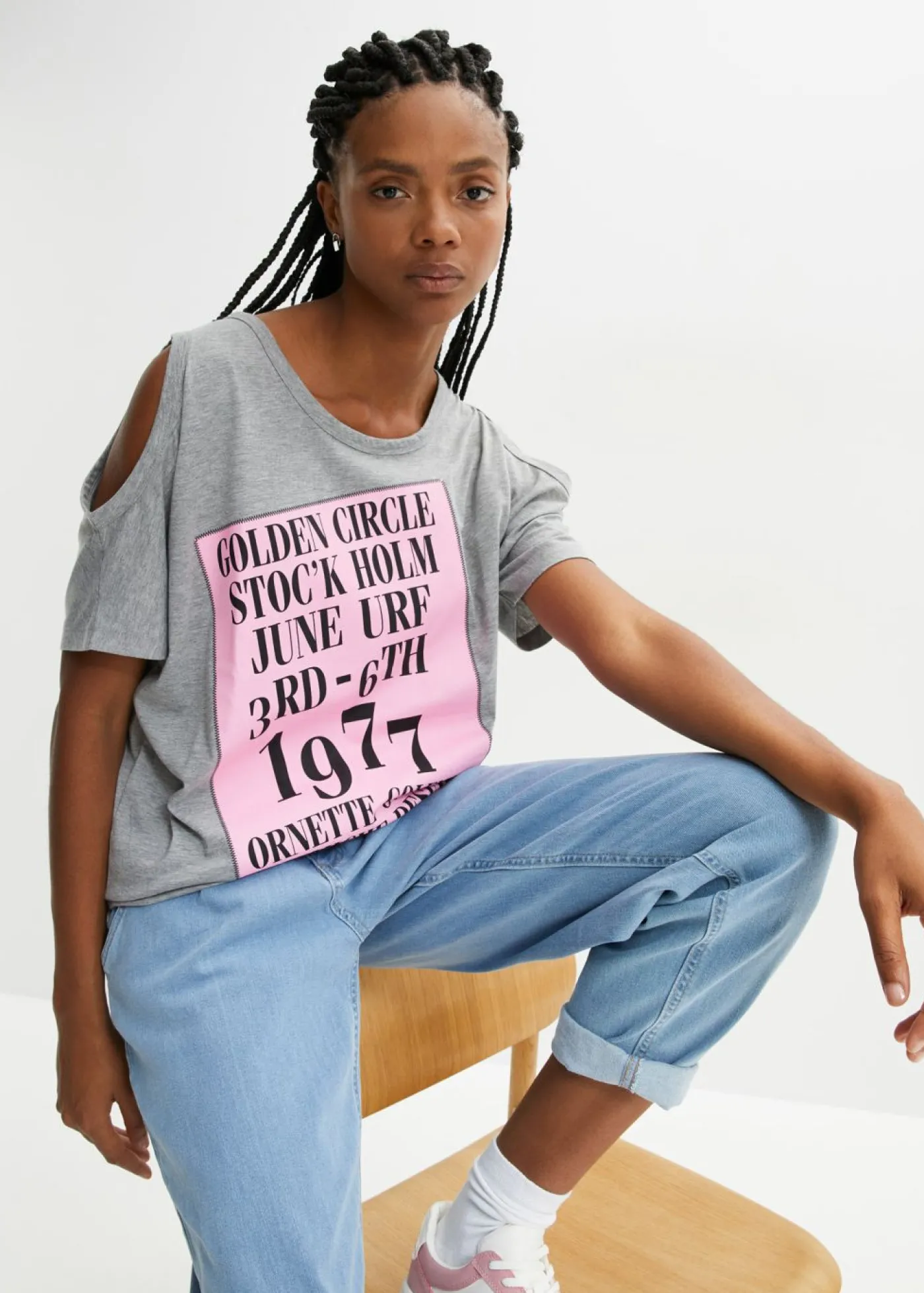 bonprix bonprix Camiseta Gris Clearance