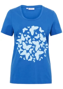 bonprix bonprix Camiseta Azul real estampado New