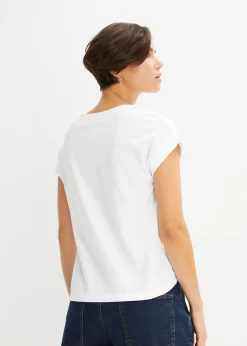 bonprix bonprix Camiseta Blanco estampado Online