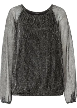 bonprix bonprix Camiseta Negro-plata Online