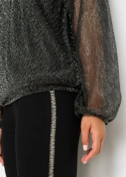 bonprix bonprix Camiseta Negro-plata Online