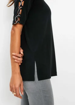 bonprix bonprix Camiseta Negro-blanco Hot