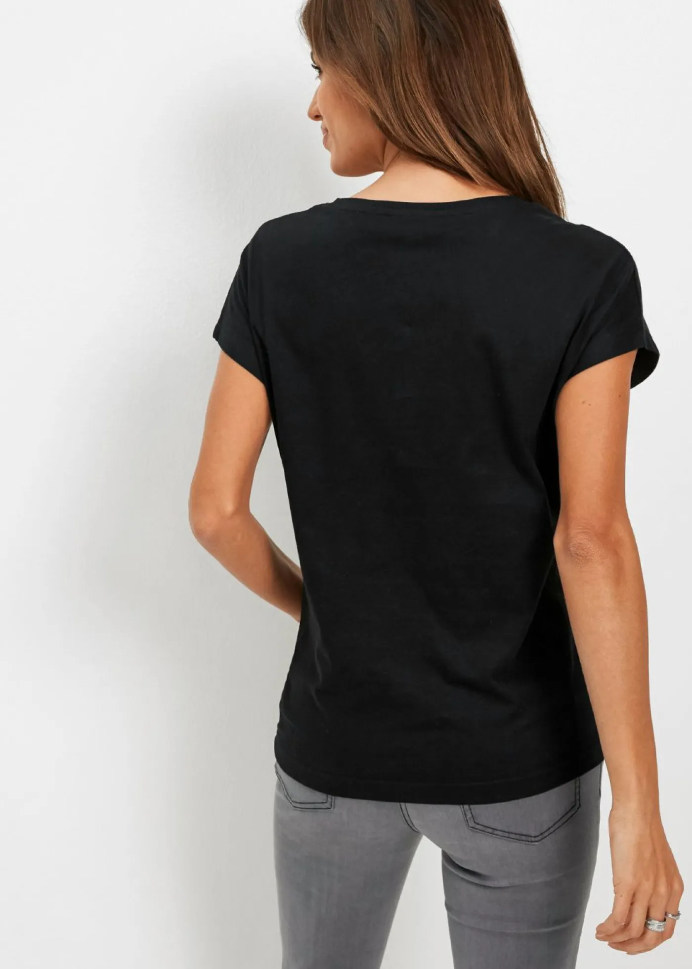 bonprix bonprix Camiseta Azul marino-blanco Clearance
