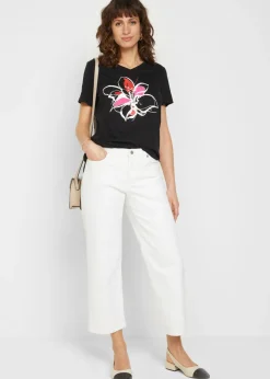 bonprix bonprix Camiseta Negro estampado Sale