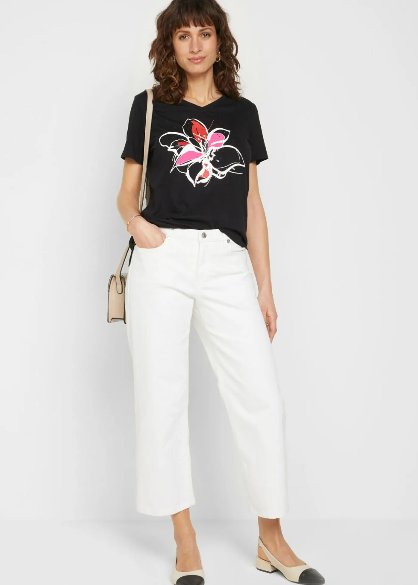 bonprix bonprix Camiseta Negro estampado Sale