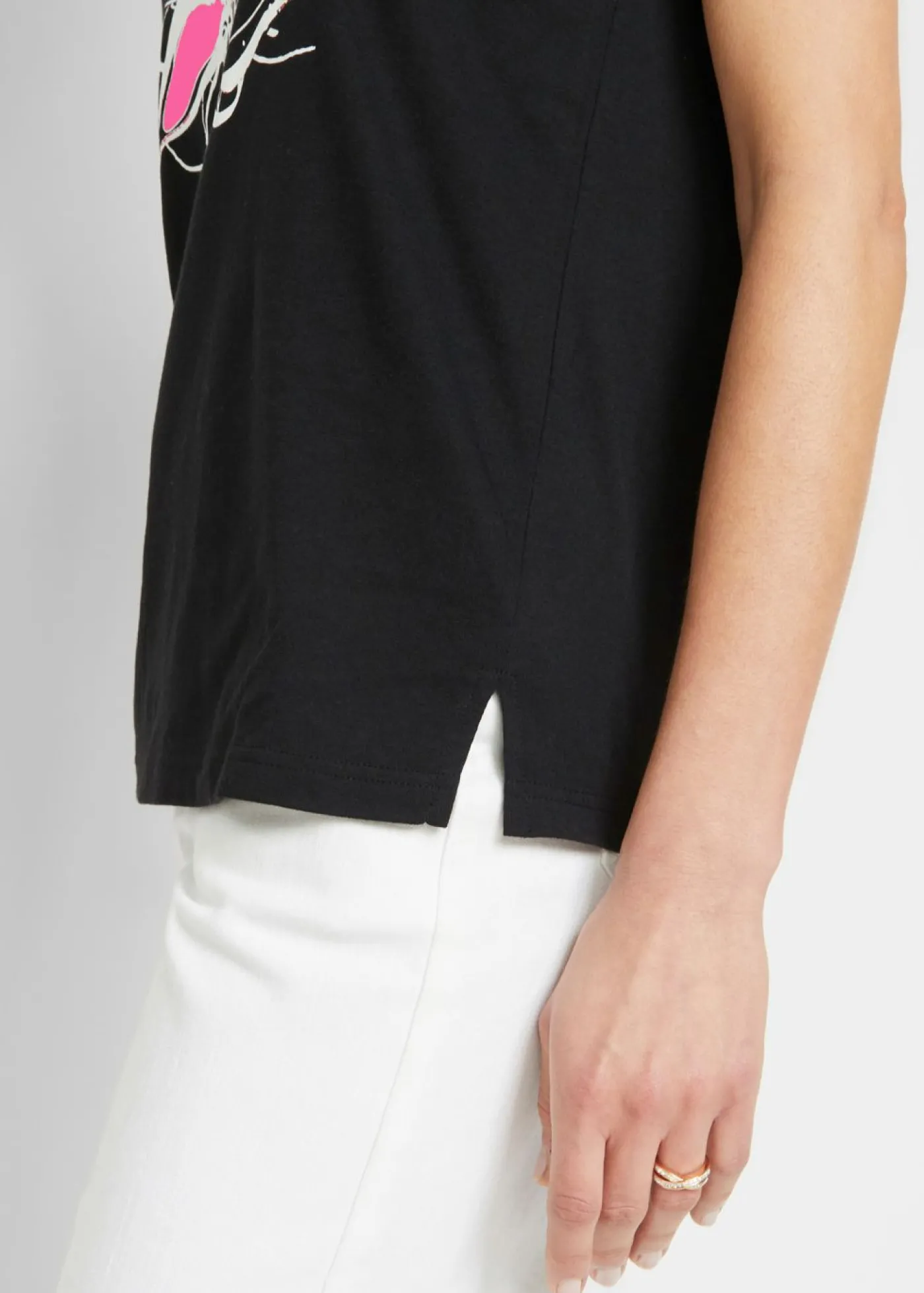 bonprix bonprix Camiseta Negro estampado Sale