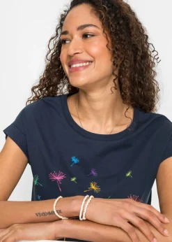 bonprix bonprix Camiseta Azul oscuro de flores Best
