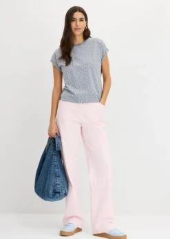 bonprix bonprix Camiseta (2 unidades) azul ahumado/amarillo pastel Clearance