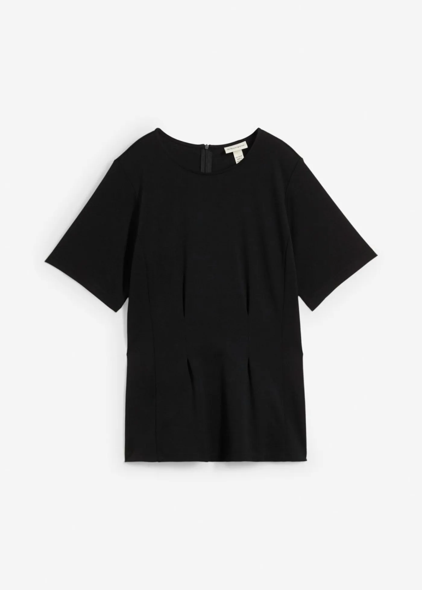bonprix bonprix Camiseta ajustada de cómodo Punto di Roma Negro