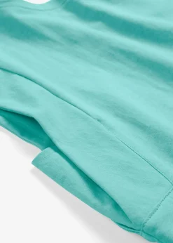 bonprix bonprix Camiseta con contenido de seda Verde agua Outlet