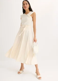 bonprix bonprix Camiseta con detalle de nudo Beige natural Best