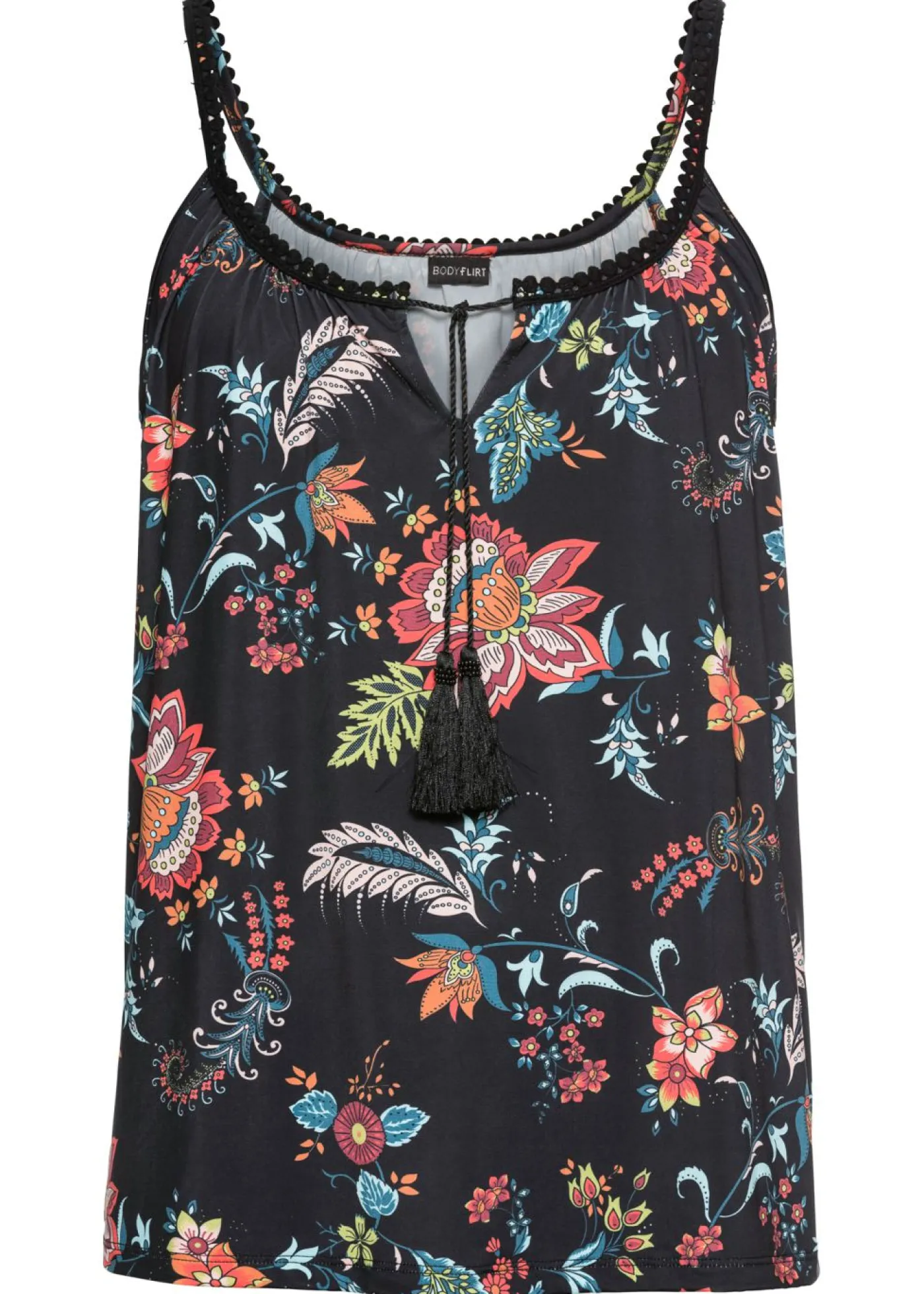 bonprix bonprix Camiseta con estampado Negro Clearance