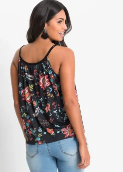 bonprix bonprix Camiseta con estampado Negro Clearance
