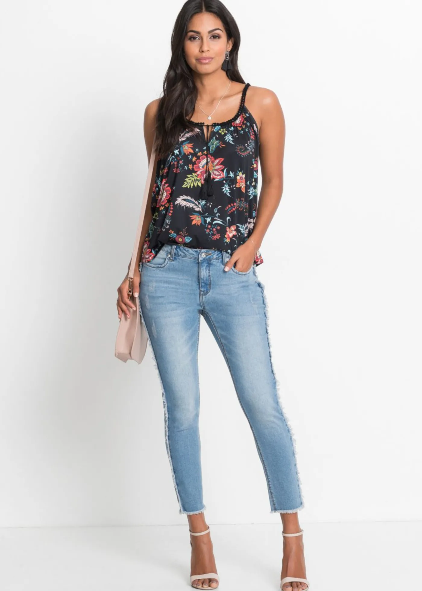 bonprix bonprix Camiseta con estampado Negro Clearance