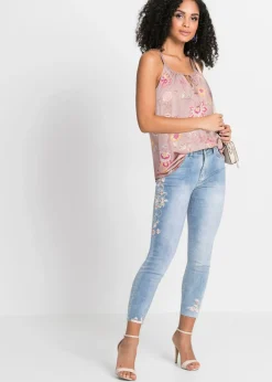 bonprix bonprix Camiseta con estampado Rosa palo Online