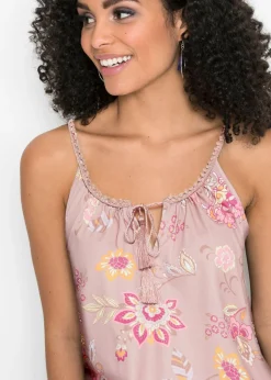 bonprix bonprix Camiseta con estampado Rosa palo Online