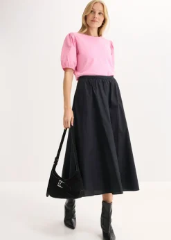 bonprix bonprix Camiseta con mangas abullonadas Rosa Sale