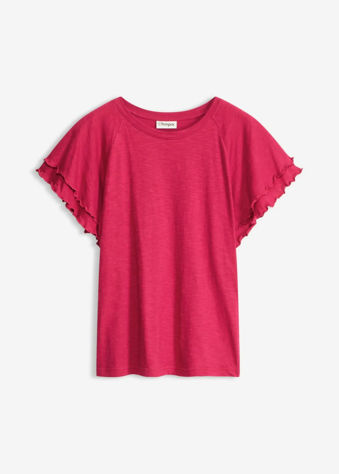 bonprix bonprix Camiseta con mangas llamativas Rojo sangría Sale