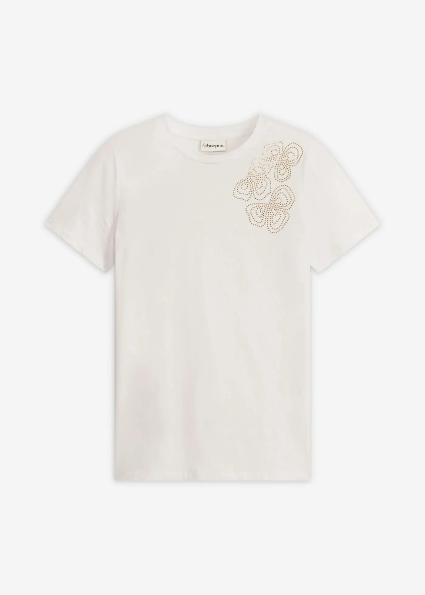 bonprix bonprix Camiseta de algodón Blanco lana New