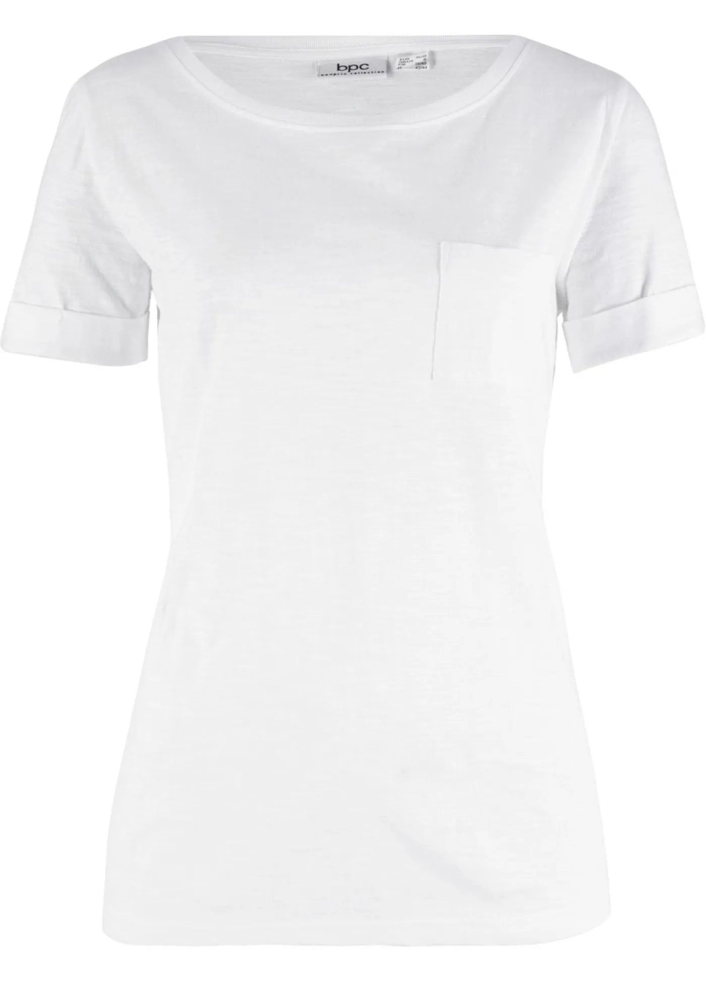 bonprix bonprix Camiseta de algodón orgánico puro Blanco Sale
