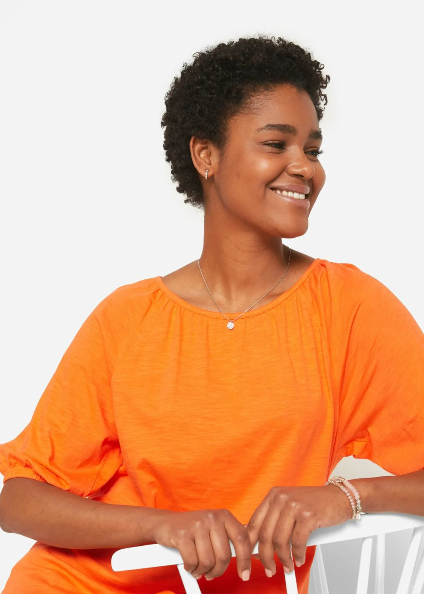 bonprix bonprix Camiseta de algodón orgánico puro mango Outlet