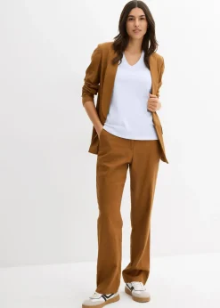bonprix bonprix Camiseta de algodón orgánico puro (2 unidades) Azul marino-blanco Online