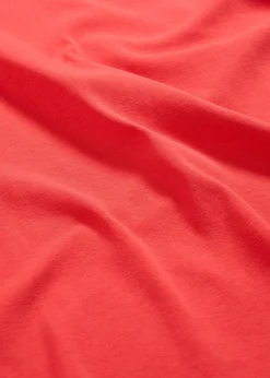 bonprix bonprix Camiseta de algodón orgánico puro con manga larga fresa Outlet