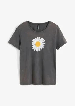 bonprix bonprix Camiseta de algodón orgánico puro Gris New