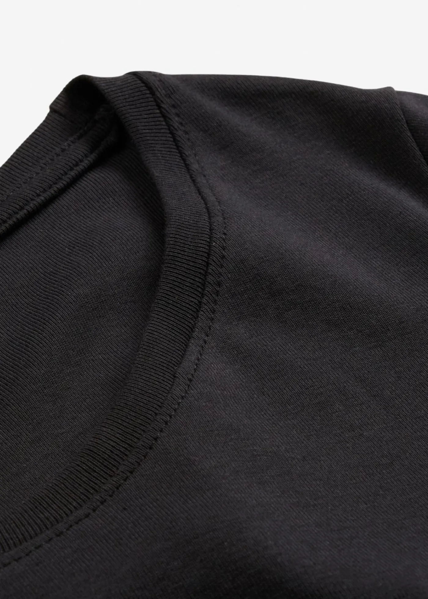 bonprix bonprix Camiseta de algodón orgánico puro con manga larga Negro Online