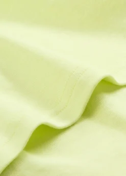 bonprix bonprix Camiseta de algodón orgánico puro con manga larga Verde menta New