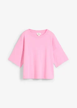 bonprix bonprix Camiseta de algodón orgánico puro Rosa Outlet