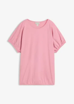bonprix bonprix Camiseta de algodón orgánico orquídea ahumado