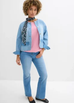 bonprix bonprix Camiseta de algodón orgánico orquídea ahumado