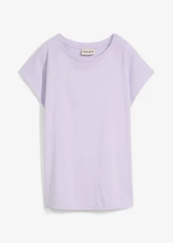 bonprix bonprix Camiseta de algodón orgánico puro lila pastel Hot