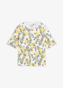 bonprix bonprix Camiseta de algodón orgánico puro Blanco Best